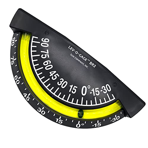 Industrial Lev-o-gage BR2 Inclinometer - Extra Large Boom Angle Indicator for Right Side of Boom