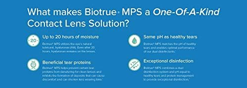 Biotrue Multi-Purpose Soft contact Lens Solution, 300 mL, 2 Pack - 3
