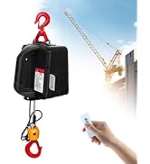 Amazon.co.jp: kilogorge 電動ウインチ 電動ホイスト 小型 110v 最大