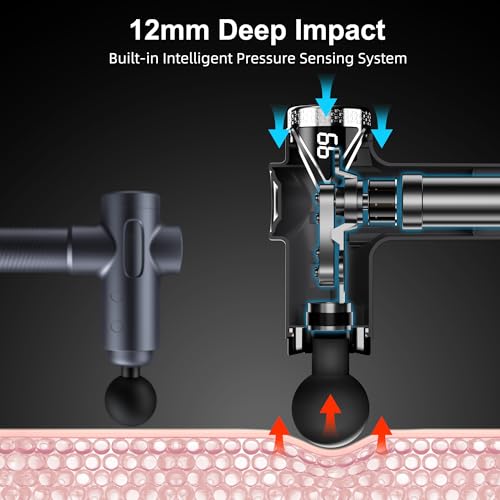 Save 34% on LEERCON Deep Tissue Massage Gun with 8 Attachments
