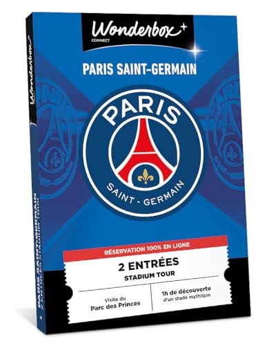 Wonderbox Connect - Coffret Cadeau - PSG Stadium Tour - 2 entrées pour Une Visite du Stade Mythique et du musée - Parc des Princes - Validité 27 Mois