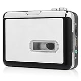 Reshow Portable Cassette Player, Best Overall Standalone USB Cassette to MP3 Converter, Audio Music...