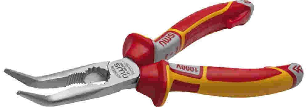 Nws141-49VDE-205 - Alicate Boca semiredonda curva Serie 49 VDE Largo 205 mm