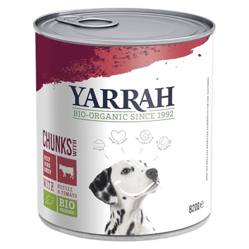 Yarrah Wet Dog Food Beef in Sauce 6 x 820g