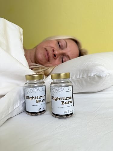 Golden Tree Nighttime Burn pillole dimagranti ad azione rapida per uomo e donna - brucia grassi con L-carnitina, Neopuntia e radice di valeriana - integratore termogenico per perdere peso dormendo - 3