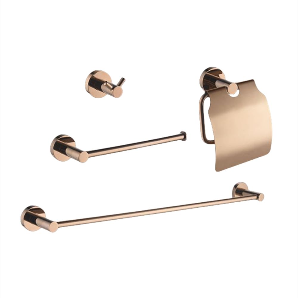 Accessoires de salle de bains simples 4 pièces pour optimiser les petits espaces