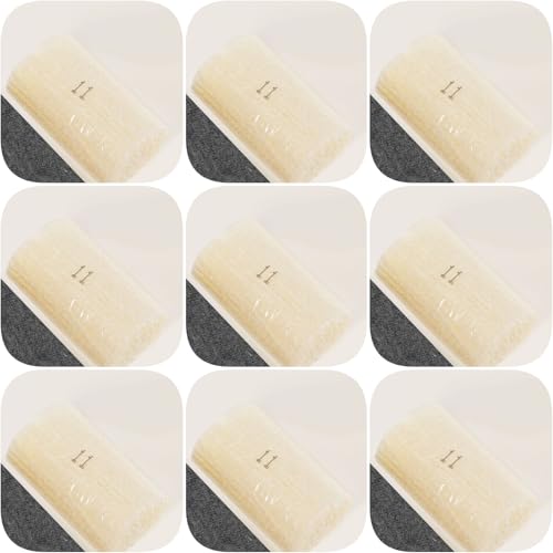 Image of Yglnden 10 Bundles Latch Hook Kit Colorful Yarn Bundles Cut Rug DIY Latch Hook Yarn for Handmake Craft Sewing Knitting for Adults (10 Bundles# Beige B)
