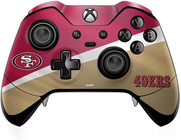 Skinit Decal Gaming Skin Compatible with Xbox One Elite Controller - Officially Licensed NFL San Francisco 49ers Design