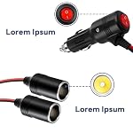 Car Cigarette Lighter Splitter, 12V, 1 to 2 Port - Image 2