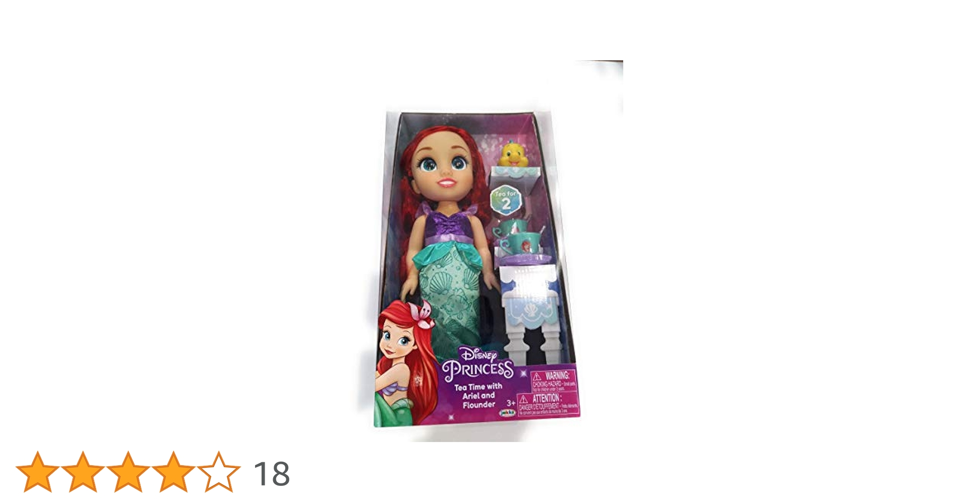 ディズニー プリンセス　人形　Tea time with ariel ディズニープリンセス　トドラー　ドール　アリエル [並行輸入品] 41qhsHbEByL.jpg_BO30,255,255,