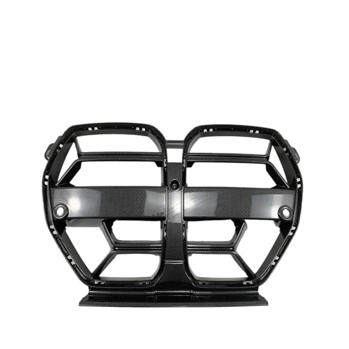 �ƌ݊��������� BMW G80 G81 M3 G82 G83 M4 2021-2024 �Ή� �t�����g�o���p�[�O���� CSL�X�^�C�� �t�[�h���[�V���O�O���� ACC �J�[�{���t�@�C�o�[���b�N �O���b�V�[�u���b�N(Carbon Fiber Look)