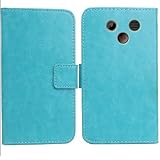 Anybird Blau Premium PU Leder Tasche Schutz Hülle Handy Hülle Wallet Cover Etui Ledertasche Für Melefon D112 2.2