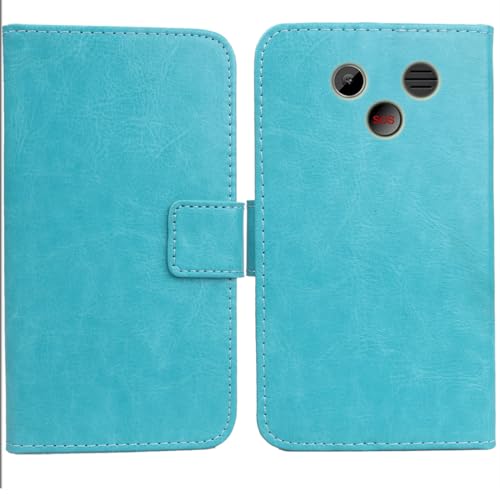 Anybird Blau Premium PU Leder Tasche Schutz Hülle Handy Hülle Wallet Cover Etui Ledertasche Für Melefon D112 2.2