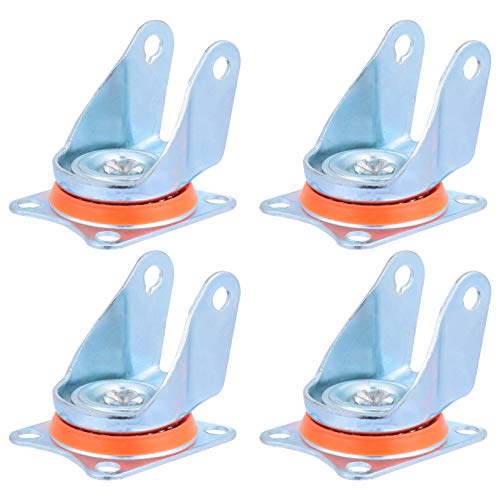 POPETPOP Suporte de Roda Universal 4Pcs Rotativo Giratório Suporte de Rodízio Suporte de Rodízios Em