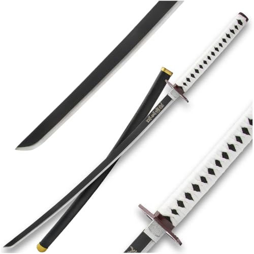 Demon Slayer Giyu Tomioka Sword and Scabbard | Purple/Black Hexagon Tsuba