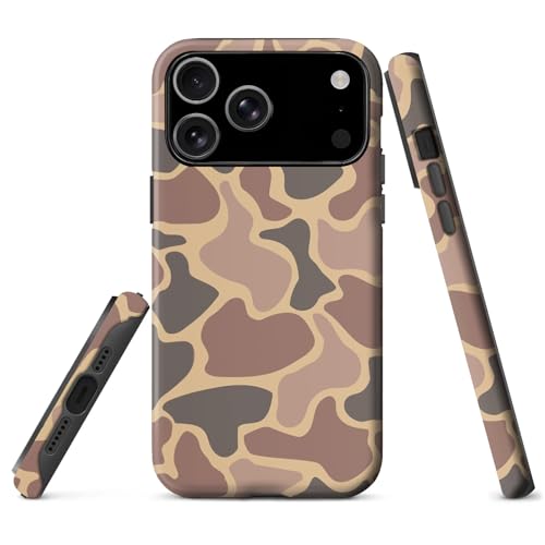 Case for iPhone 17 Pro Max Case,Camo Phone Case for Women Boy Men,Dual-Layer Hard Shell + Silicone Cover - Aesthetic Protective Design Cases - Image 3