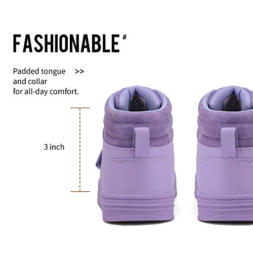Dream Pairs Girls Basketball Shoes High Top Athletic Sneakers Purple Size 6 Big Kid Freestyle-K #TOP3