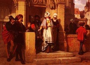 Peinture à l'huile Faust Wilhelm Koller : donnez une âme d'artiste à votre salon ou bureau 12x16