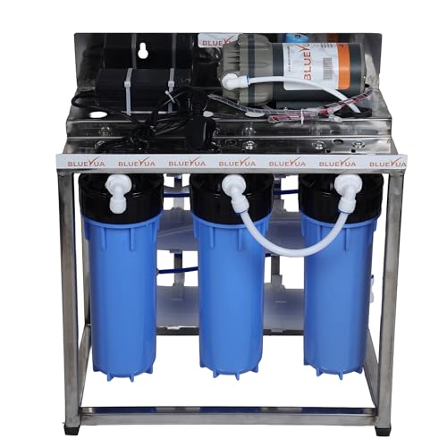 Image of Bluevua 25 LPH Commercial RO Water Purifier with Single Pump Purification, TDS Adjuster, Blue.