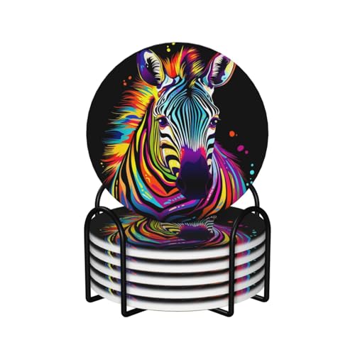 Dessous de verre céramique antidérapant pour protéger table et bar - 2