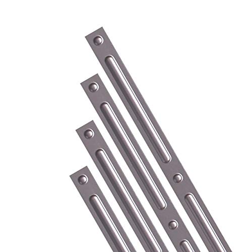 from Plain to Beautiful in Hours Peel and Stick g2 Dash and Dot Grid and Seam Covers 1” x 24” in Silver (48 Ln. Ft. / Pack)