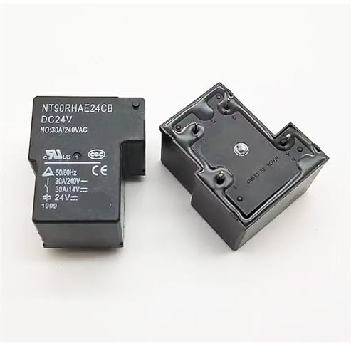 Relé NT90RNAE24CB DC24V de 4 pines para control de automatización industrial pack de 10 unidades