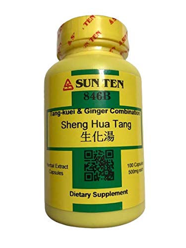 Sun Ten - Tang-Kuei & Ginger Combination Capsules/Sheng Hua Tang/生化湯 #TOP27
