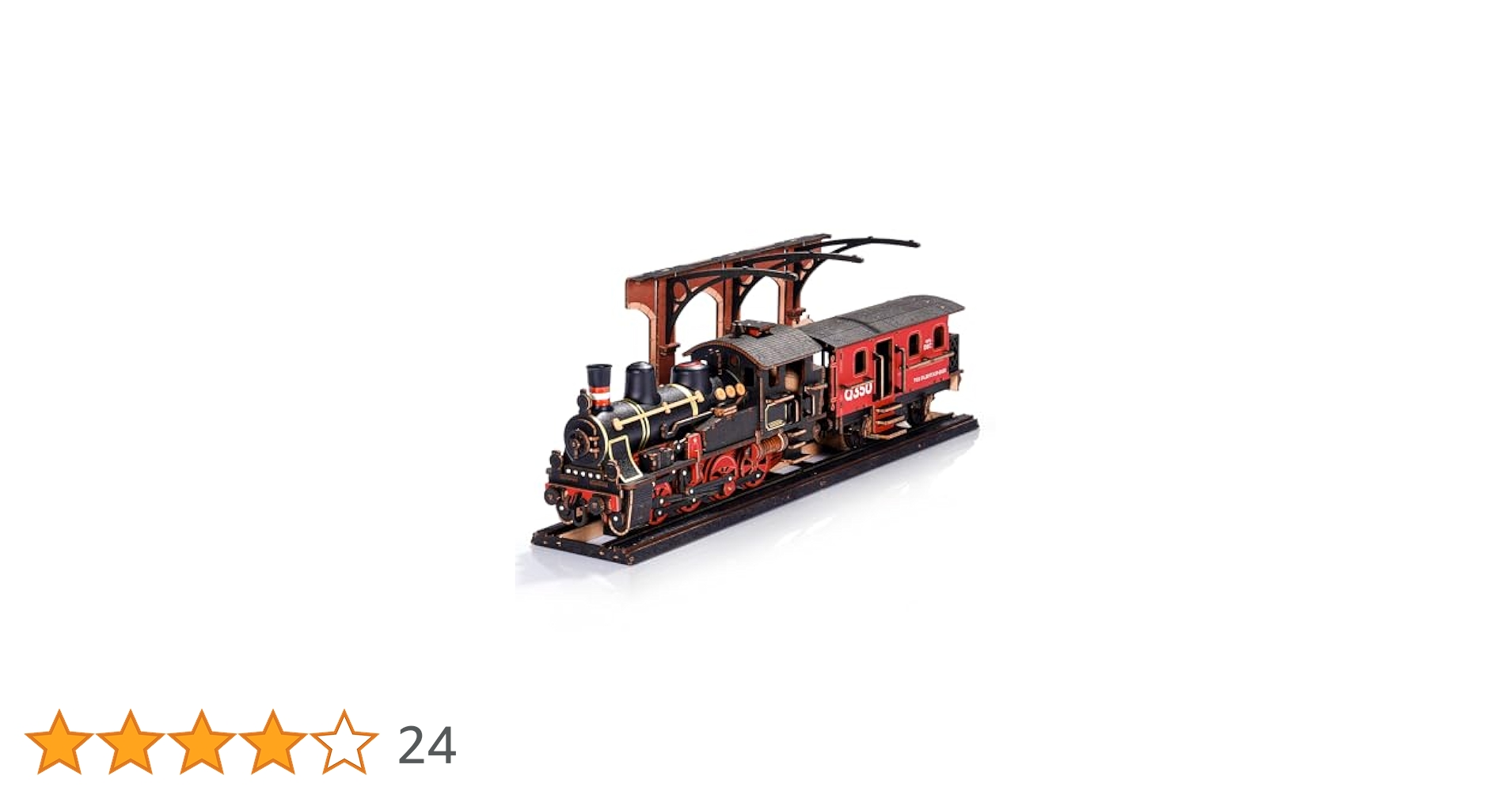 Amazon | ROBOTIME 立体パズル 木製 3D ウッドパズル 蒸気機関車