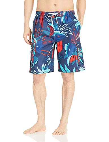 Image of Kanu Surf Men's Big Viper Extended Size Stripe Swim Trunk