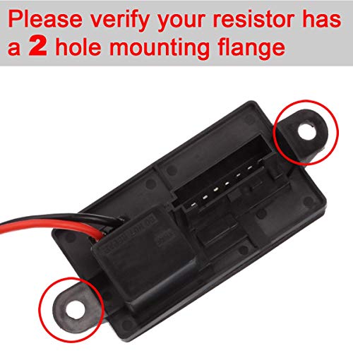 PartsSquare Manual HVAC Blower Motor Resistor 15305077 + 15862656 Wire Harness Connector Replacement for CHEVROLET AVALANCHE 1500 2002-2006/ Compatible with CHEVROLET SILVERADO 1500 2001-2004