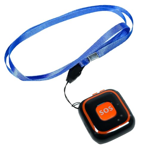 Localizador salvavidas SOS GPS Tracker V50 - Seguro con botón de emergencia, alarma antipérdida y seguimiento en tiempo real
