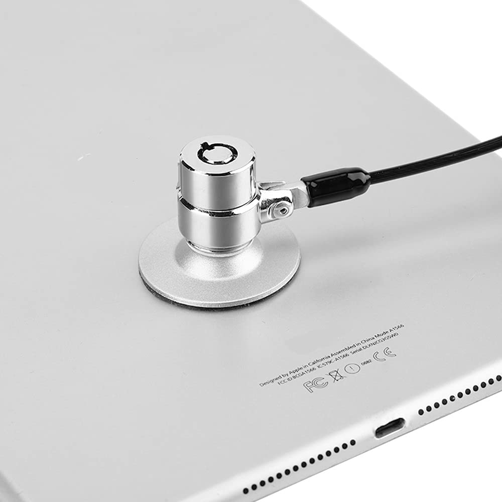Keyed Alike 5-pak zabezpieczający zestaw blokad kablowych, chowana blokada kablowa, przenośna blokada do laptopa, 5 klawiszy, do monitorów, laptopów, MacBooków, tabletów, iPadów, Mac mini,