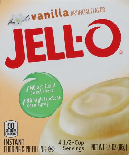 Image of Jell-O Instant Pudding & Pie Filling, 3.4 Oz (Pack of 3)
