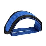 GANAZONO de Pedal de Bicicleta Accesorios para Bicicletas Ciclismo Adulto Banda pedalina de Fahrrad Pedalen Fussschutz Correa de Pedal de Fahrrad pedalriemen Azul
