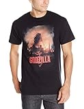 Godzilla Men's Cityscape Men's T-Shirt, Black, X-Large