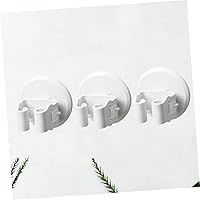 Vista 9 de Angoily Soporte para trapeador de escoba que ahorra espacio con abrazadera de pared con ventosa para un fácil acceso