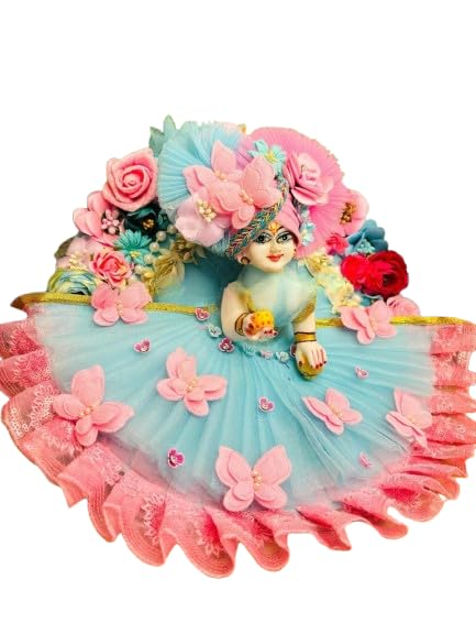 Laddu Gopal Heavy Dress with Mukut l Ladoo Gopal Dress l Bal Gopal l Kanha Ji Thakur Ji Heavy Dress Size 0 1 2...