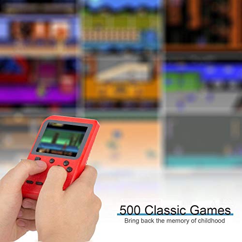Batlofty Handheld Game Console and Portable Charger, 416 Classic Retro FC Games, 8000mAh Fast Charge Power Bank, 48H Play Time, 2.8' Color LCD Screen, Built-in Cables for iPhone, Samsung and More