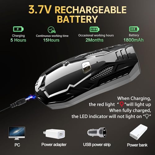 Bubbacare Antibell Gerät Ultraschall, Klein & Tragbar Anti Bell Gerät Hunde, Handheld Hundeschreck Ultraschall Trainingsgerät mit 5m Reichweite, Sichere Mini Antibell für Kleine Große Hunde