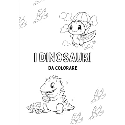 I dinosauri - Libro da colorare per bambini