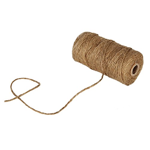 Image of 984 Feet Jute Twine, 3 Pcs X 328 Feet Christmas Twine, Best Arts Crafts Gift, Durable Packing String, Brown