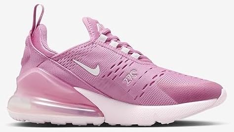 Nike Air Max 270 Big Kids' Shoes (HQ1553-646, Magic Flamingo/Pink Foam) Size 5