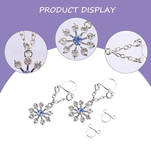 2 peças de anel de proteção falsa para mamilo sem perfuração de mamilo de neve para mulheres mamilos