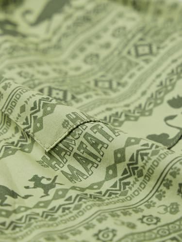 Image of The Souled Store Official Stranger Things: Hawkins Mens and Boys Regular fit Graphic Printed Cotton Green Color Men Boxer Shorts