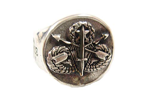Old Special Forces Airborne Ring Sterling Silver 925