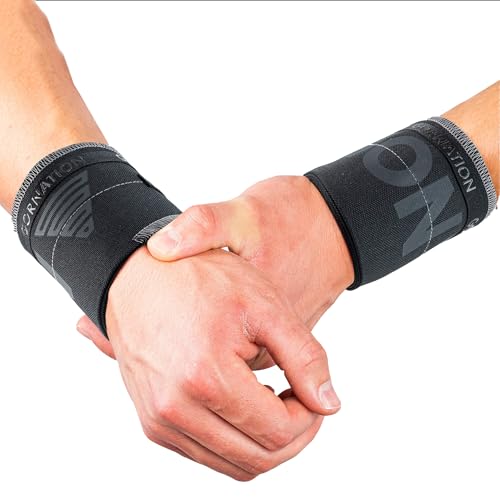 GORNATION Protège-Poignets - Performance Wrist Wraps pour Musculation, Crossfitness, Gym, Street Workout et Sports de Force - Bandes de Poignet