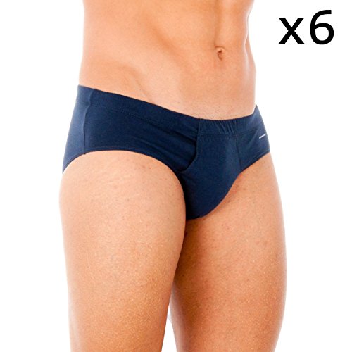 Abanderado Essentielle bedruckte Herren-Unterwäsche (2 Stück), Marineblau, M