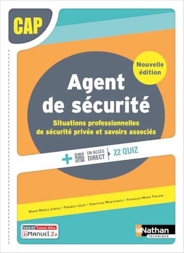 livre Situations professionnelles de sécurité privée et savoirs associés - CAP Agent de Sécurité