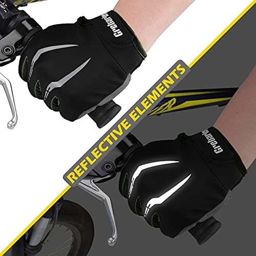 Grebarley Cycling Gloves, Mountain Bike Gloves, NonSlip and Shock