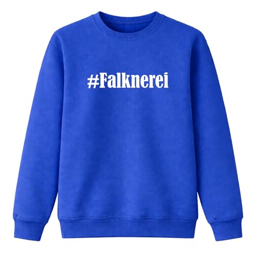 Sweat à capuche #Falknerei bleu : fini les vêtements inconfortables pour vos enfants